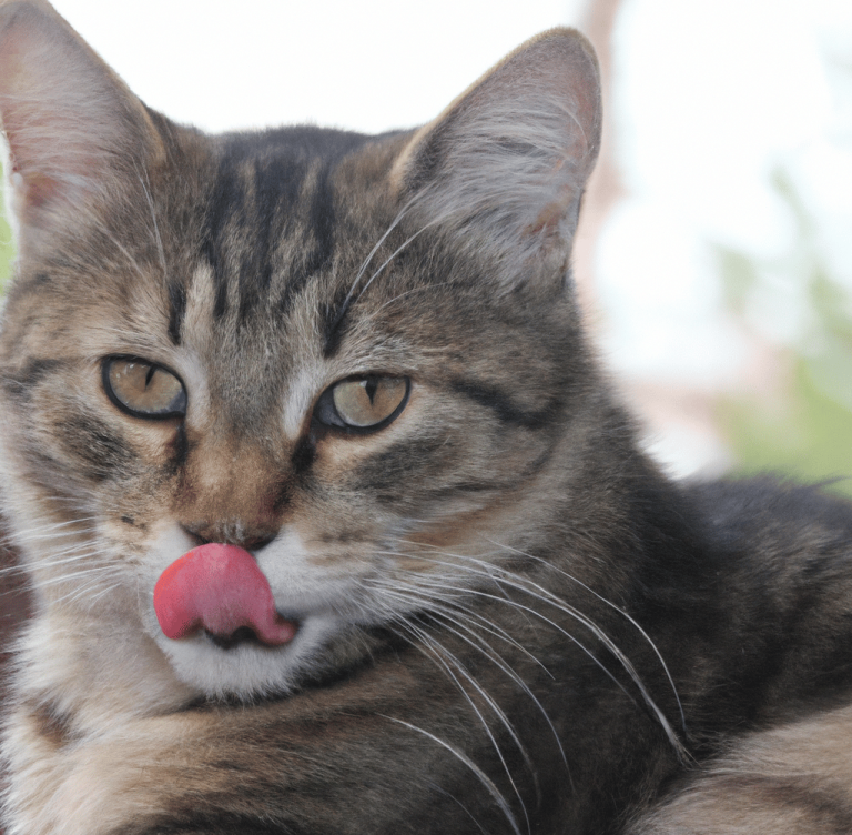 Why is my cat sticking its tongue out? Senior Cats